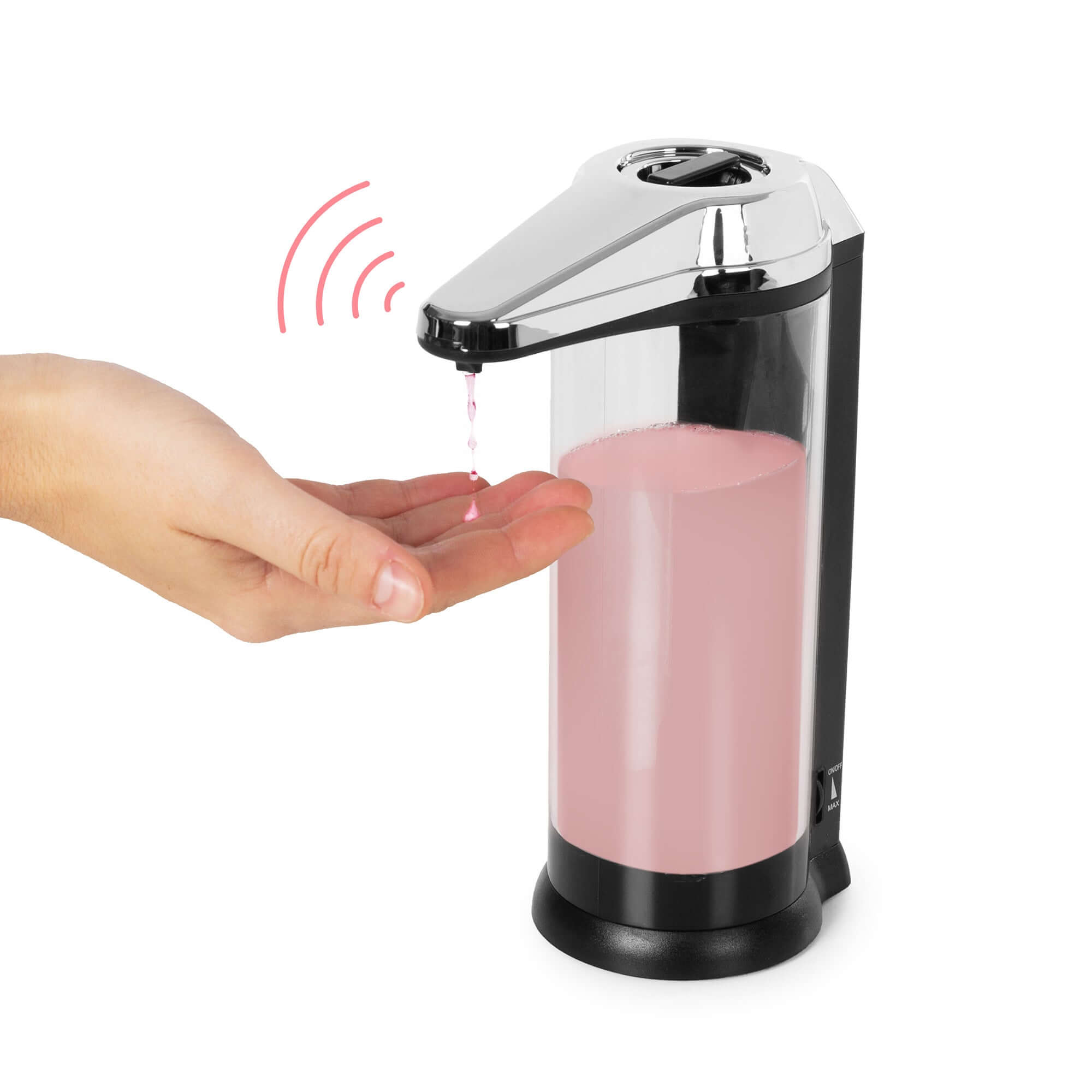 Distributeur De Savon Automatique Double Réservoir Sans Contact - 800 Ml, Design Moderne