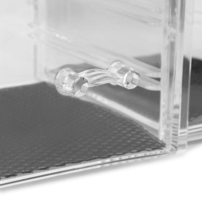 Boîte de rangement à tiroirs Cosmetic transparente