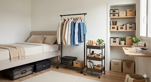 Optimiser 30m² sans placards : le guide ultime pour gagner de la place sans travaux
