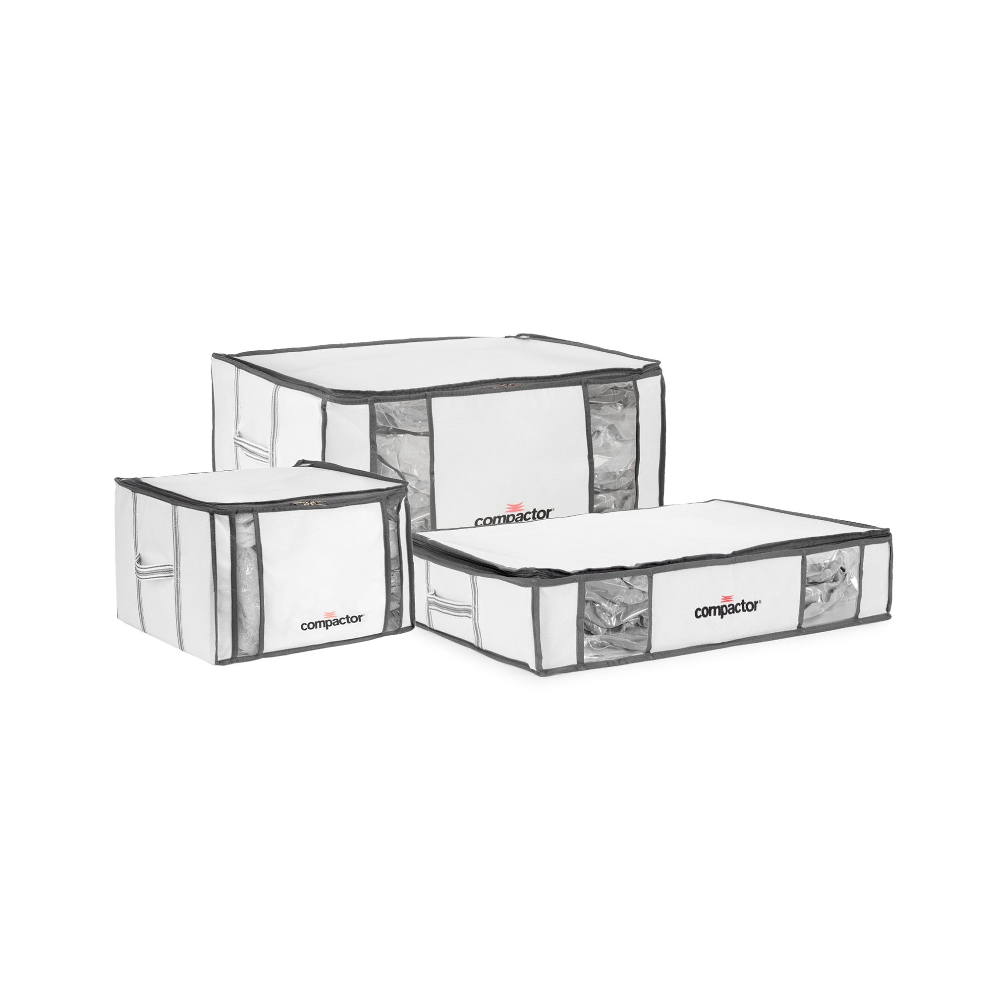 Lot 3 housses de rangement sous vide M-L-XXL