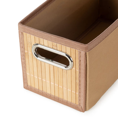 Compactor Panier de rangement en bambou S