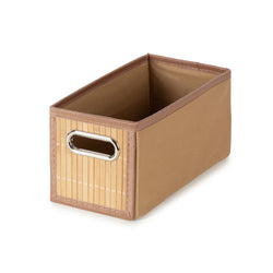 Panier de rangement en bambou S