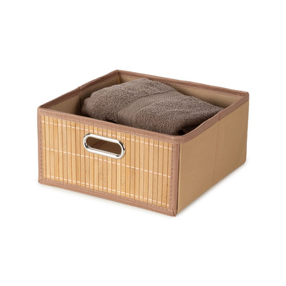 Compactor Panier de rangement en bambou M