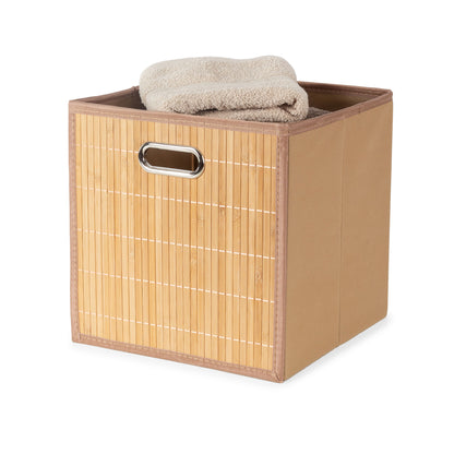 Compactor Panier de rangement en bambou L