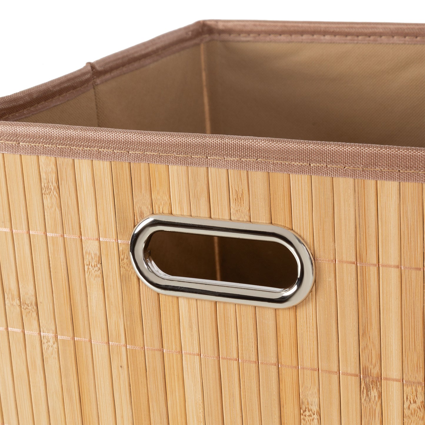 Compactor Panier de rangement en bambou L