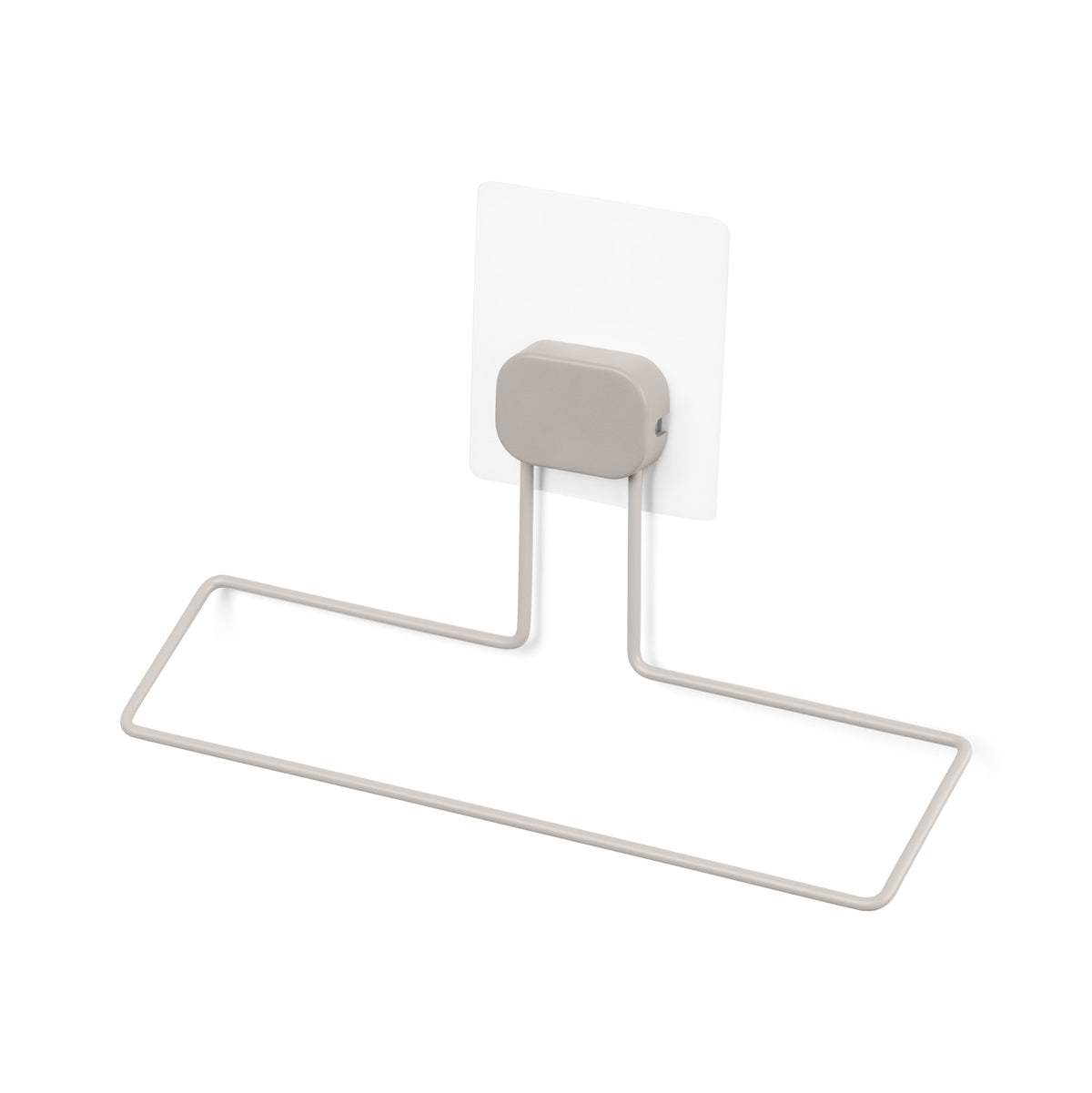 Petit porte serviette auto-adhésif beige