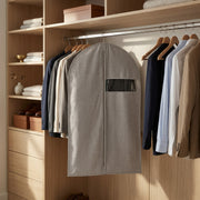 Hanging clothes cover Oxford M gray