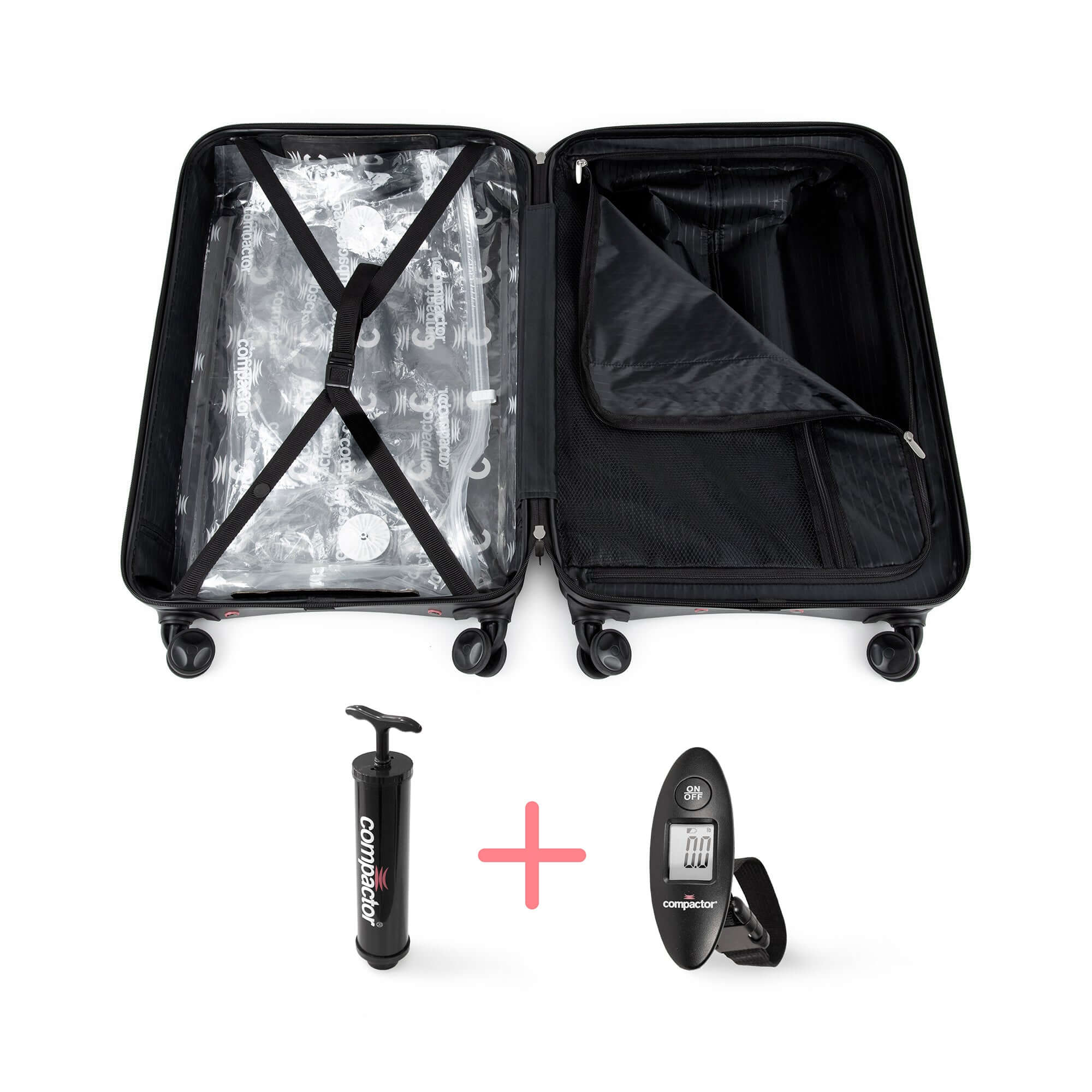 Lot de 3 valises hybrides