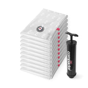 Pack of 10 L AspiSpace vacuum storage bags + manual pump