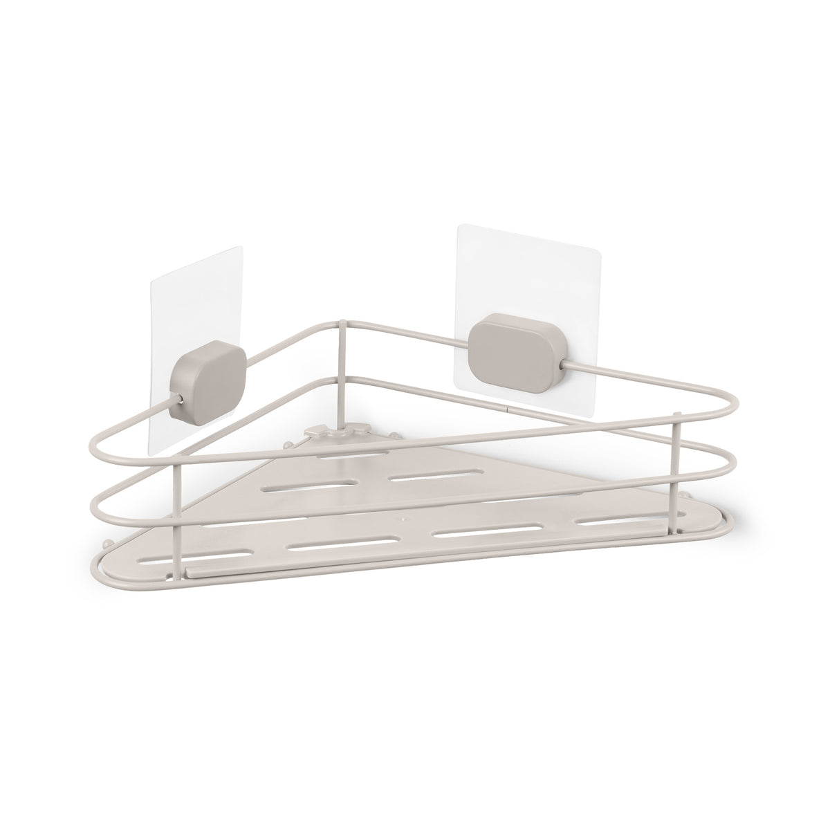 Étagère d'angle auto-adhésive beige