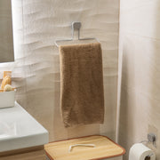 Petit porte serviette auto-adhésif beige