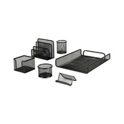 Lot de 6 organisateurs bureau Wayne Noir