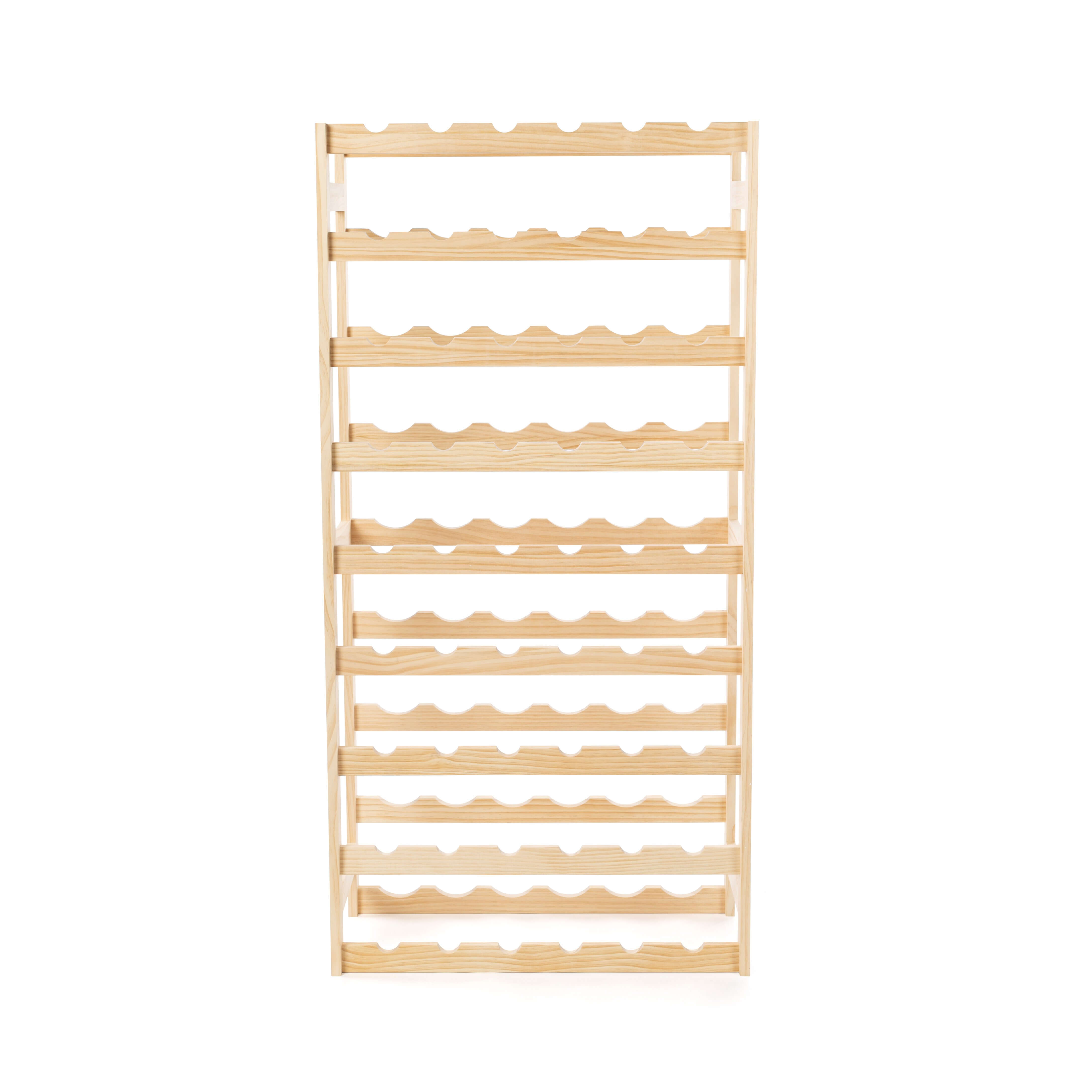 Botellero – Organizador de botellas de madera Luana FSC