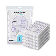 Lot de 5 sacs de rangement sous vide parfum lavande Compress Taille L