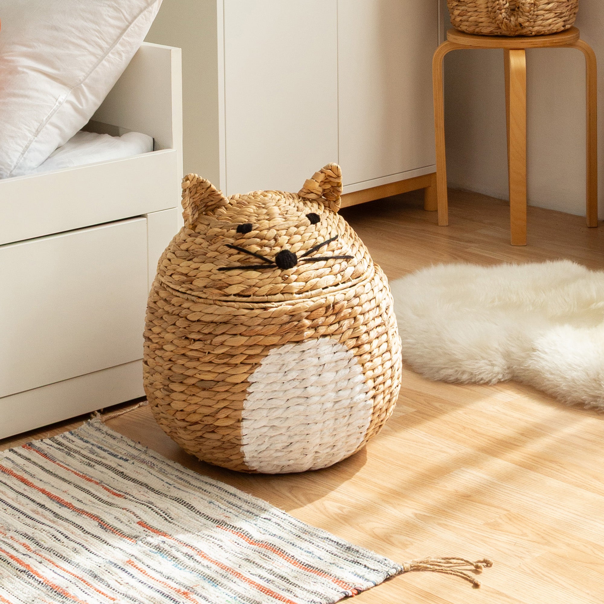 Cesta infantil de jacinto de agua Noah