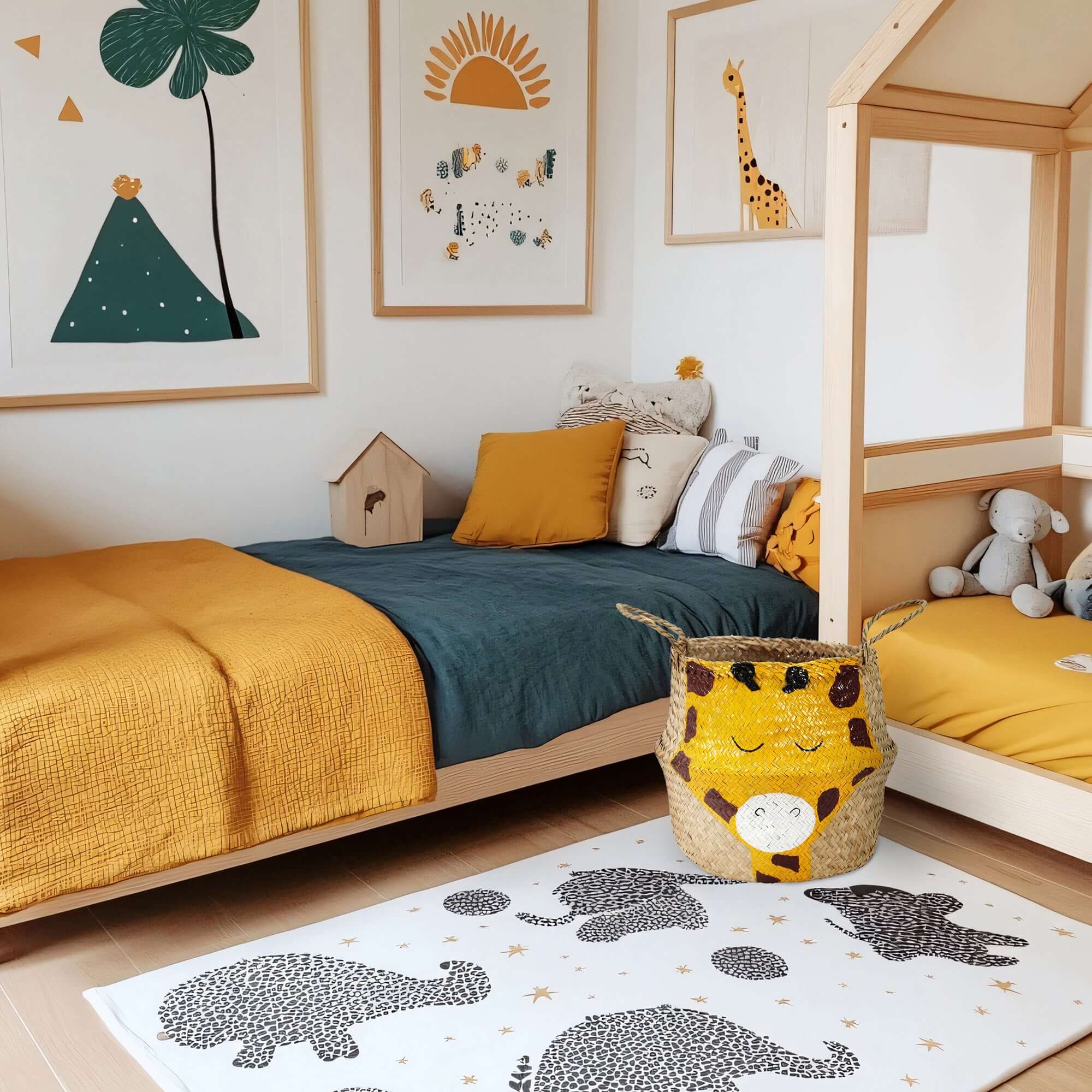 Panier de rangement enfant Belly avec poignées