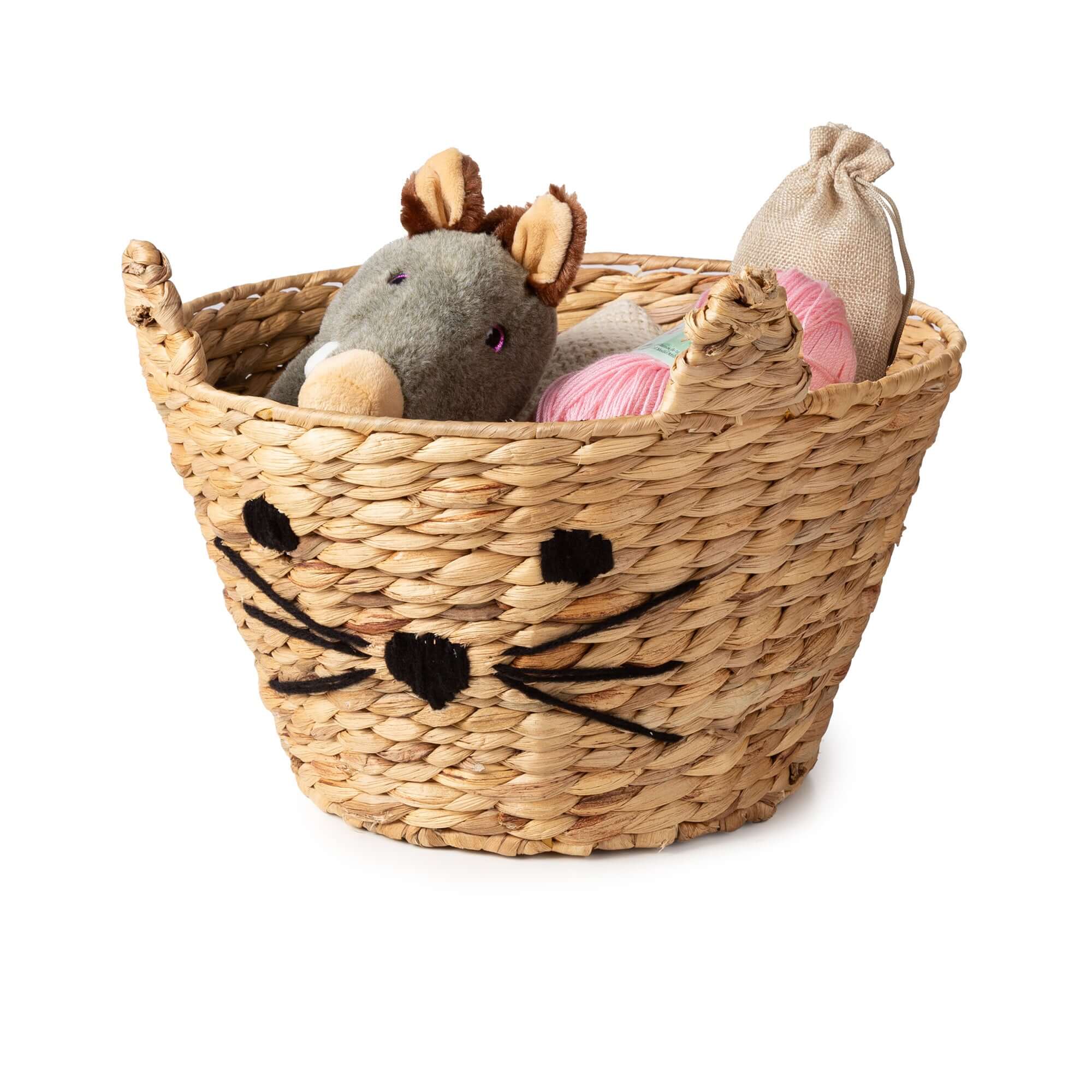 Panier de rangement enfant Fable forme chat