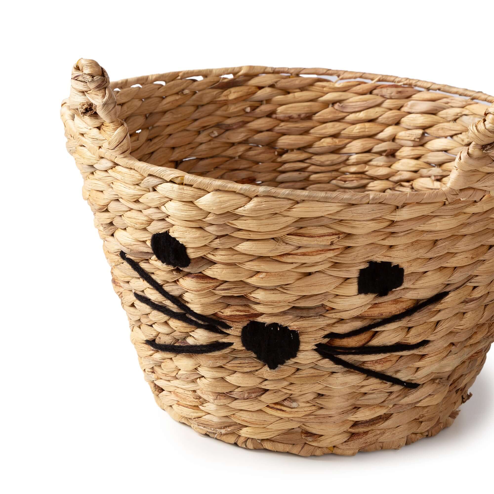 Panier de rangement enfant Fable forme chat