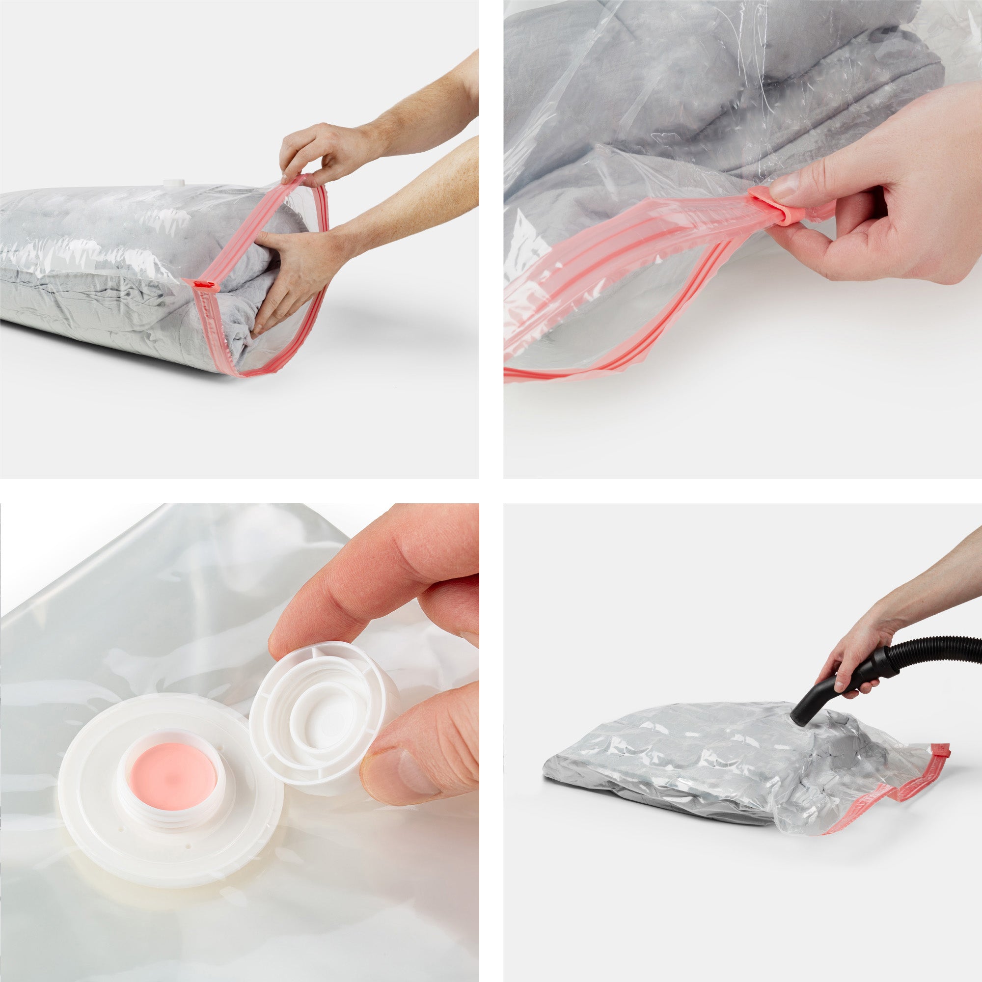 Lot 2 sacs rangement sous vide JET