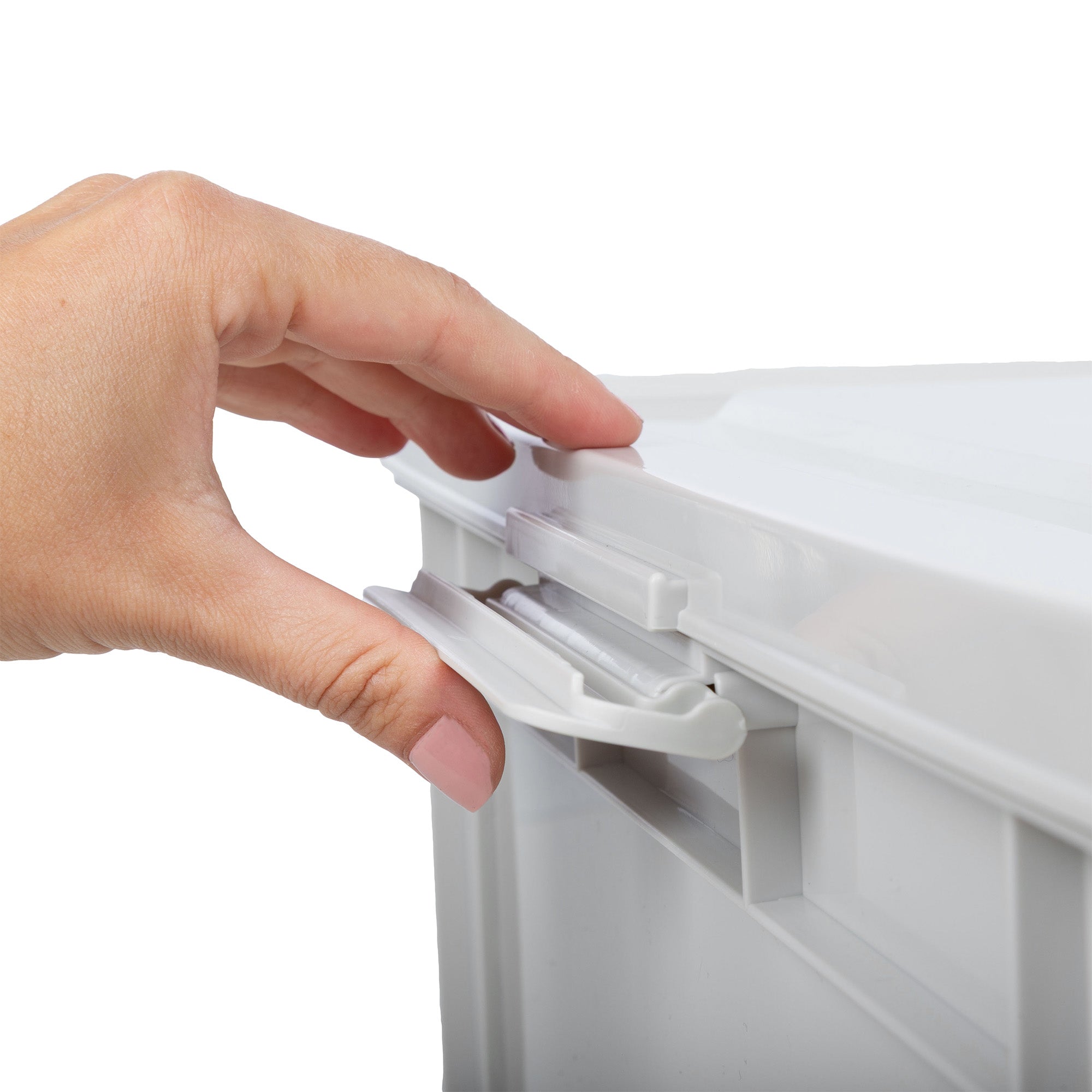Boîte de rangement sous vide XL pliable à roulettes Optibox