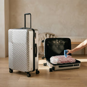 Set da 2 valigie: cabina + XL + pompa Turbo + pesa valigie