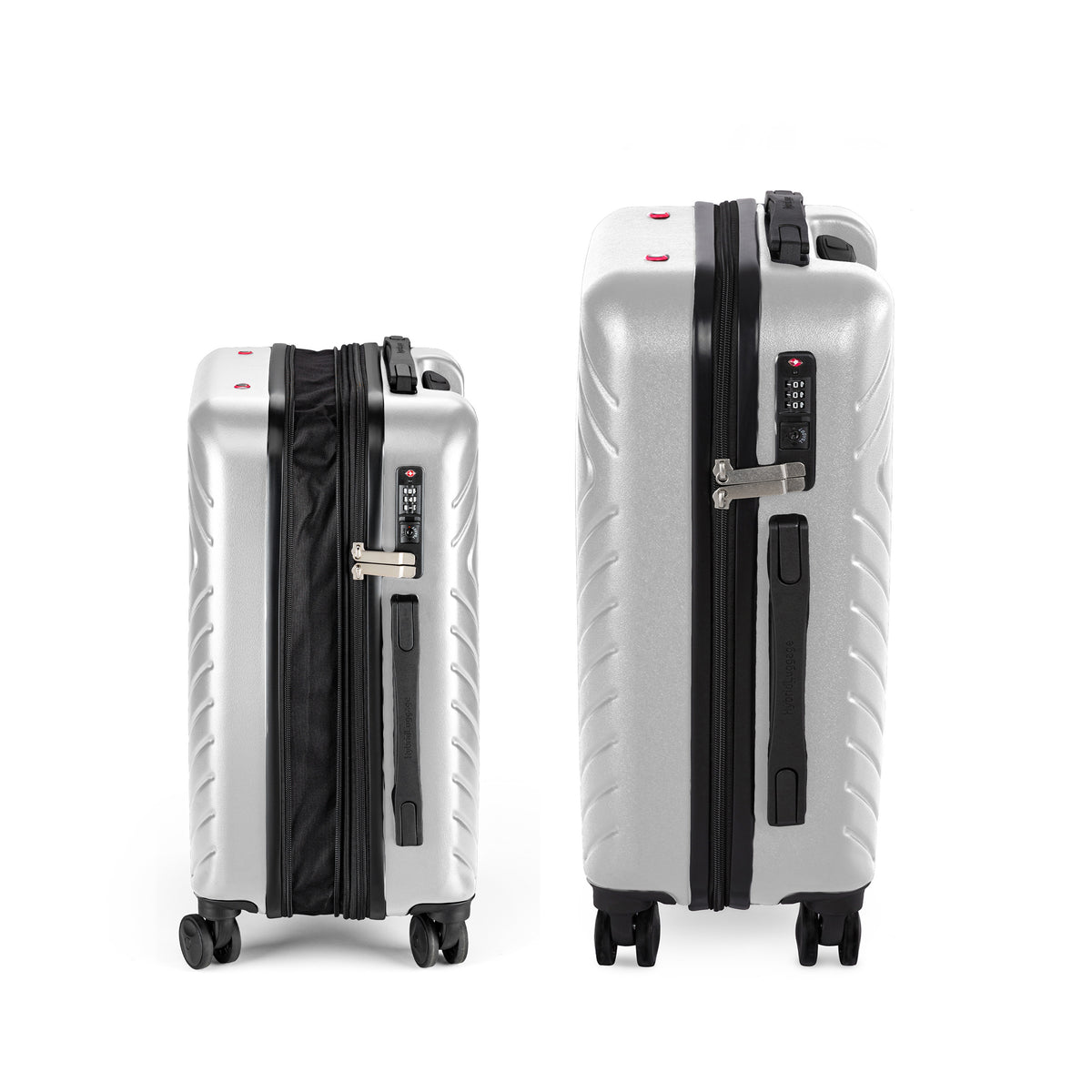Set da 2 valigie: cabina + XL + pompa Turbo + pesa valigie