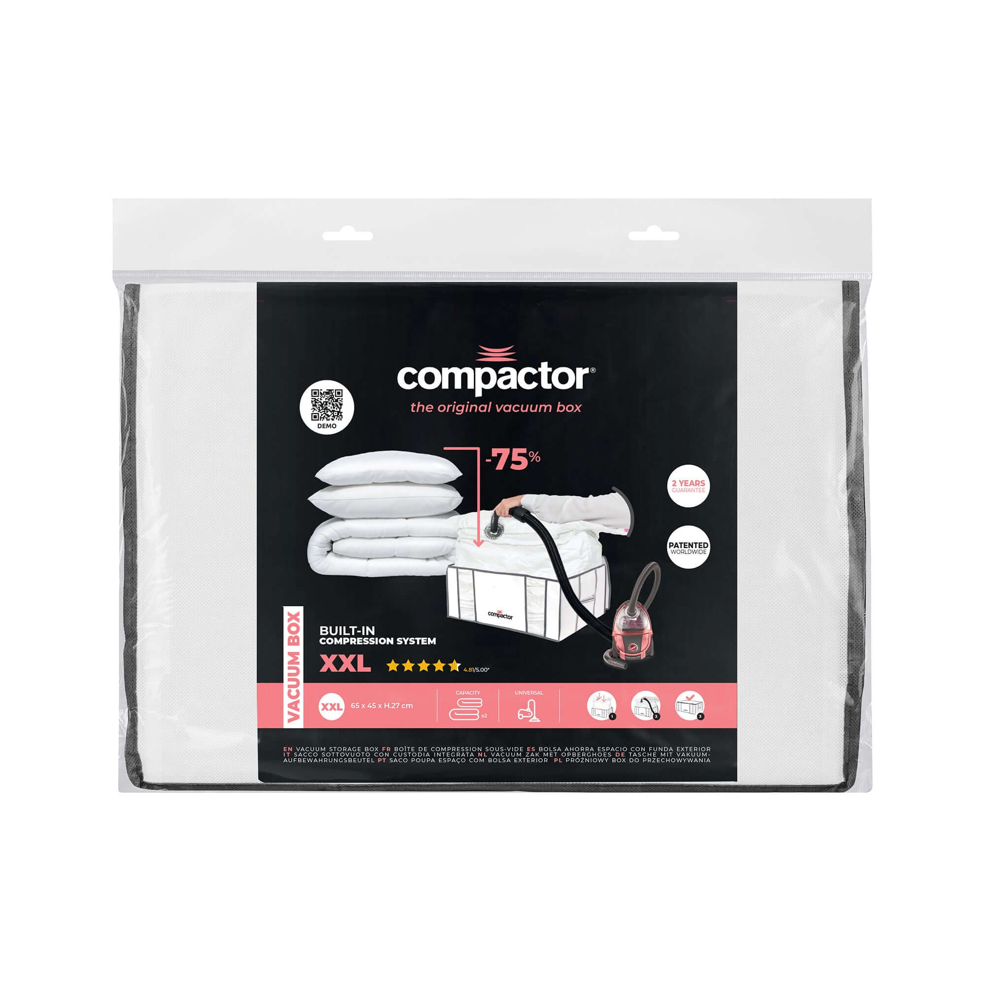 Housse de rangement sous vide XXL