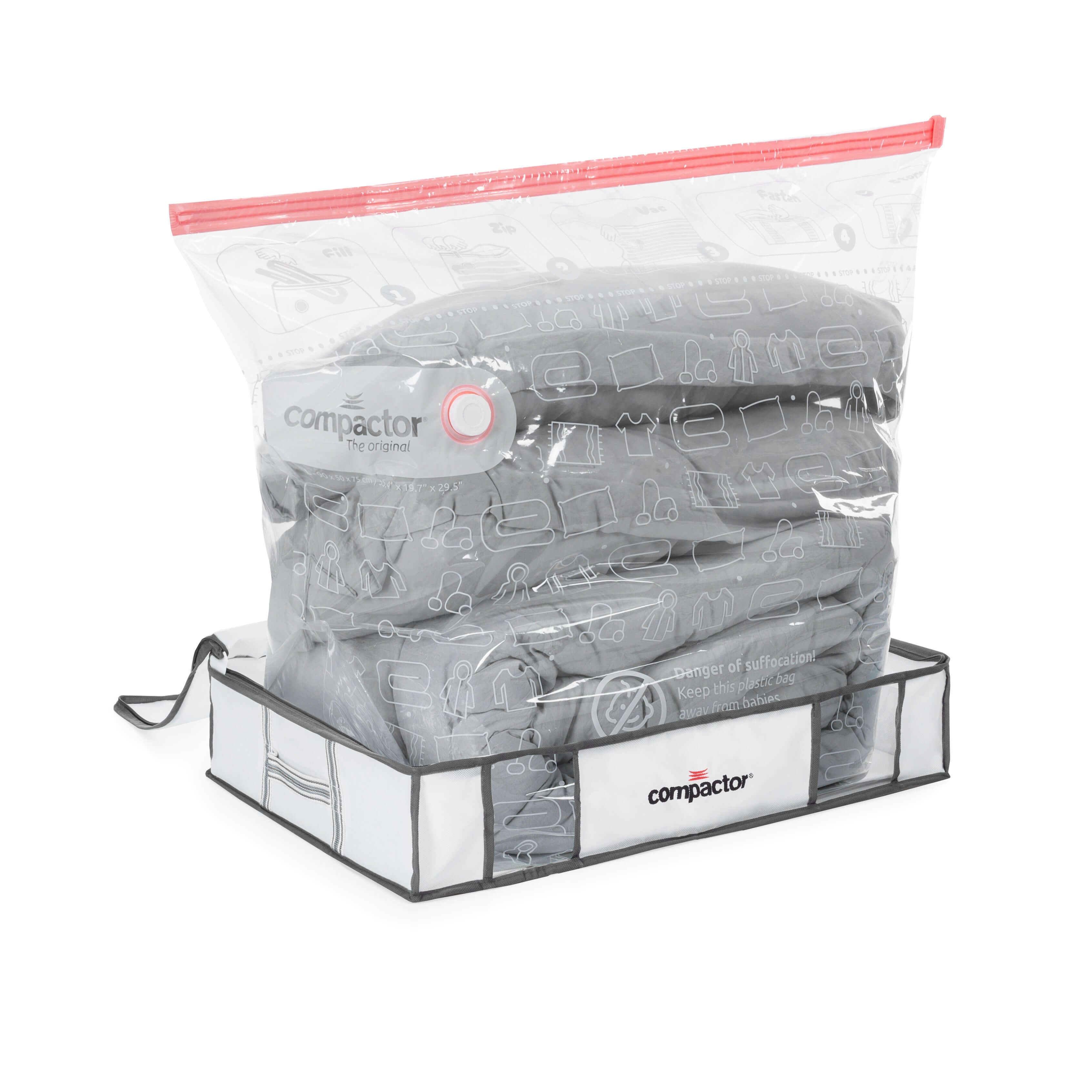 Housse de rangement sous vide L