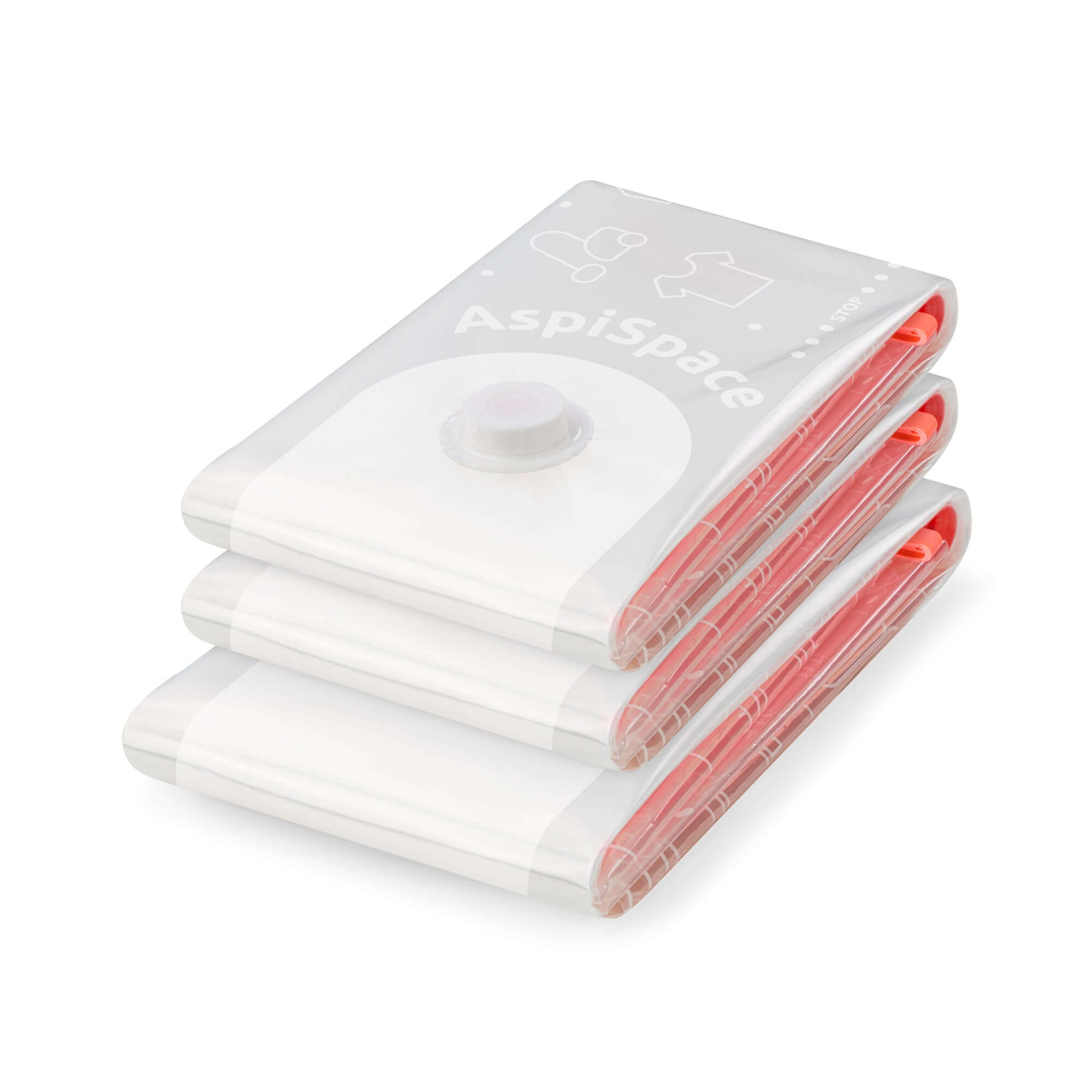 Lot de 3 sacs de rangement sous vide Aspispace 2 tailles M + 1 taille L