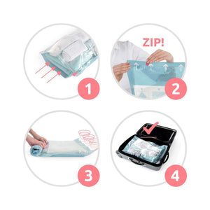 économie Place Dressing 6 Sacs Rangement Sous Vide 40x50cm - Compression Vêtements Et Couettes - Réduction 75% Volume Sac Sous Vide Vetement Aspirateur économie Place Dressing 6 Sacs Rangement Sous Vide 40x50cm - Compression Vêtements Et Couettes - Réduction 75% Volume Sac Sous Vide Vetement Aspirateur