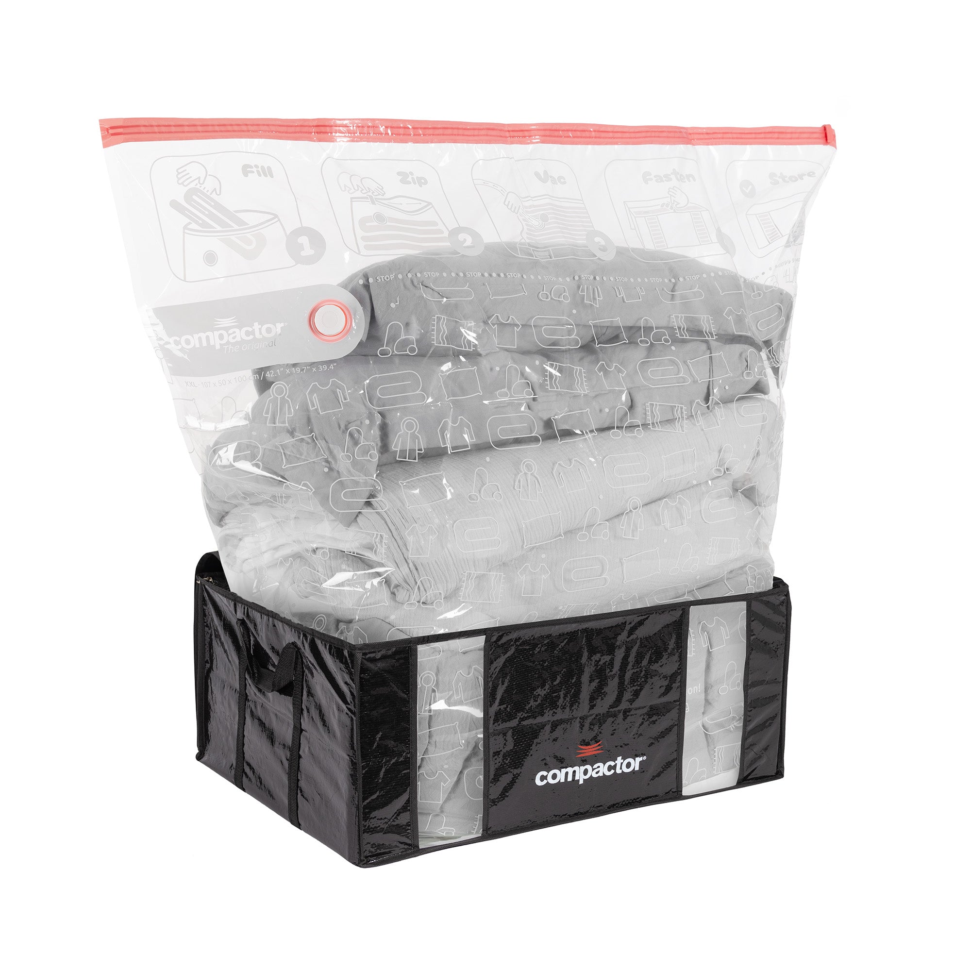 Housse de rangement sous vide XXL Parisienne