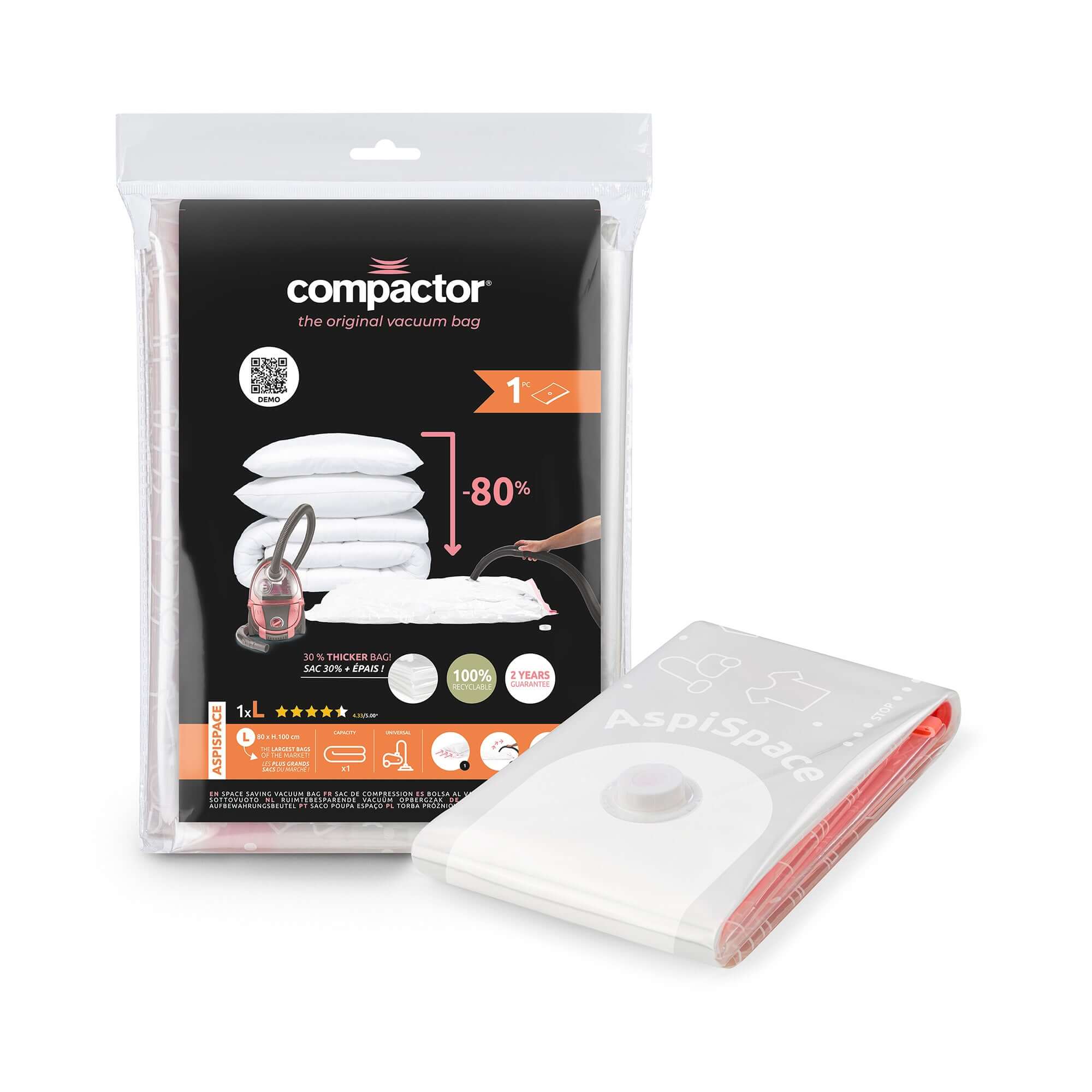 Sac sous vide AspiSpace