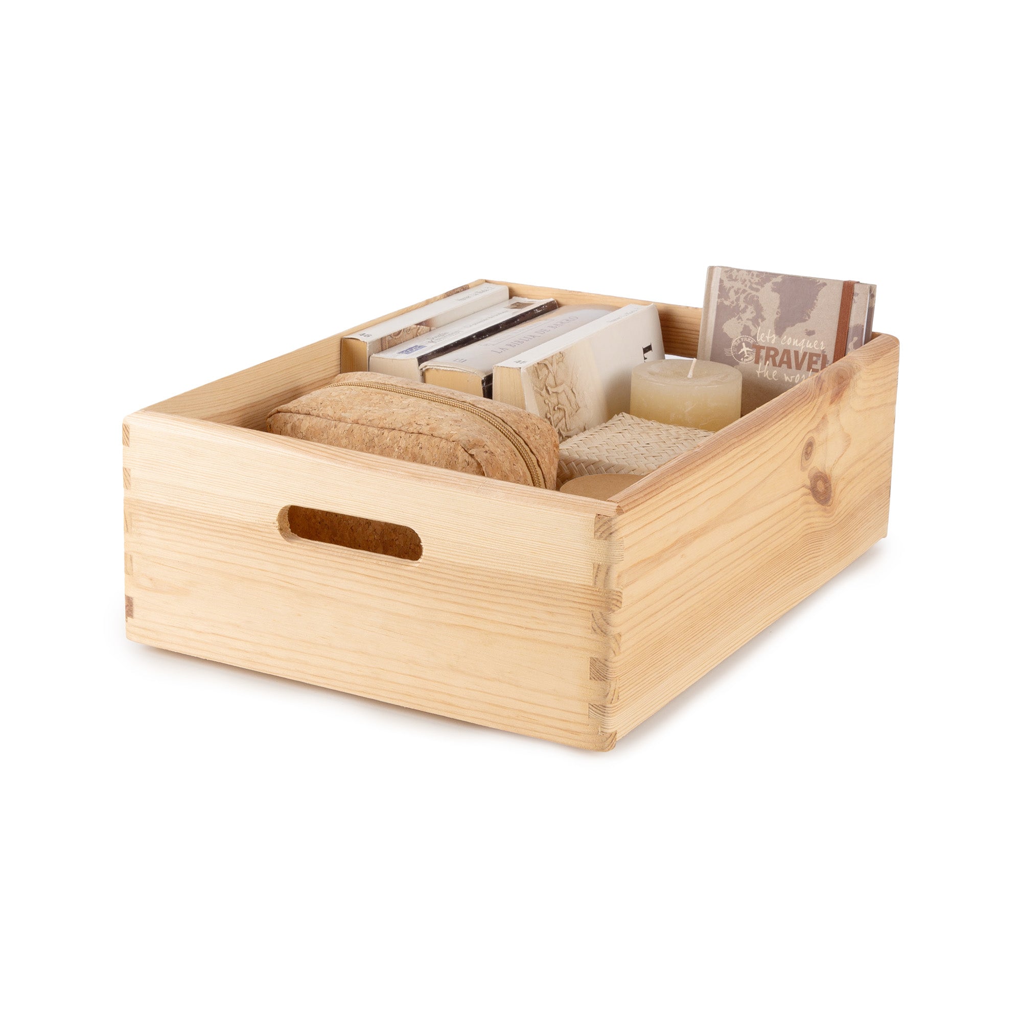Caisse de rangement en bois Skyr M
