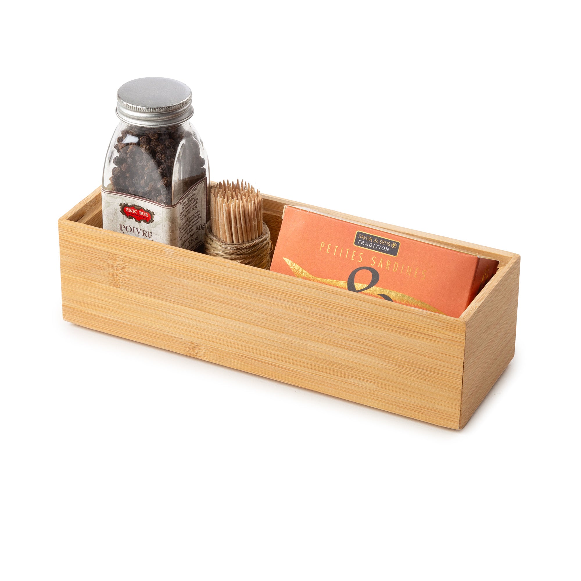 Caja de almacenamiento de bambú Osaka M
