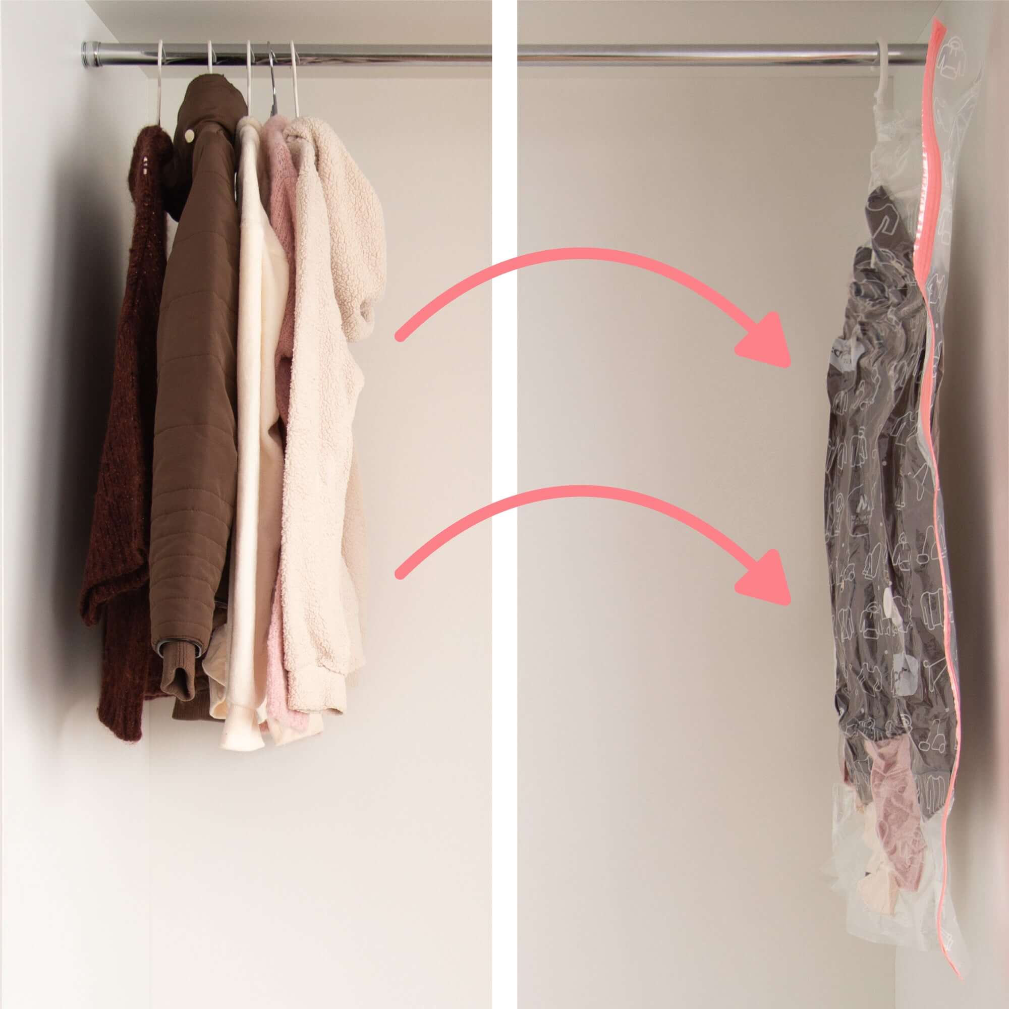 Sac sous vide à suspendre Espace+