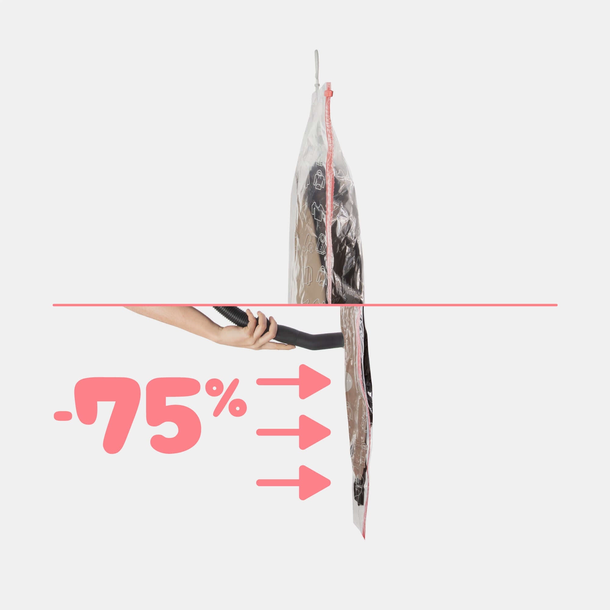 Sac sous vide à suspendre Espace+