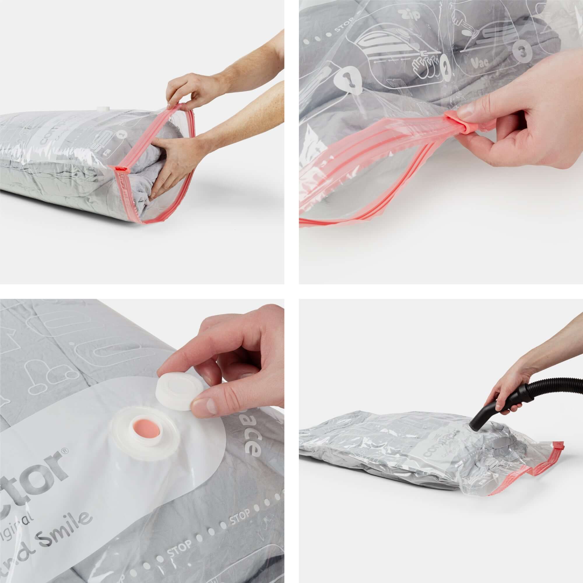 Lot de 3 sacs sous vide AspiSpace