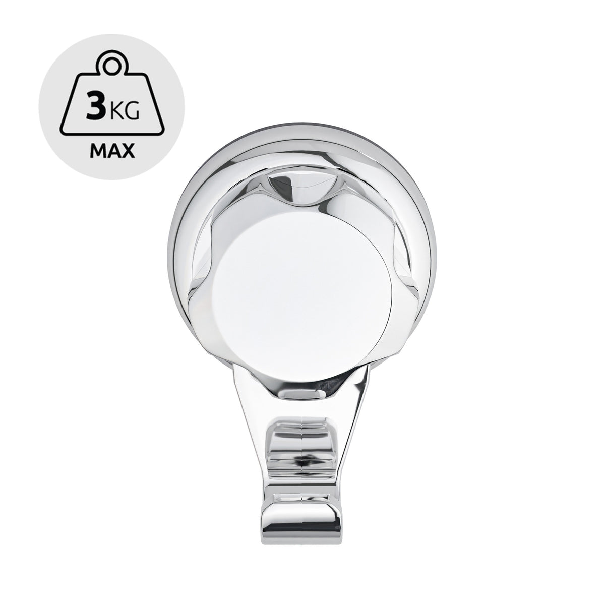 Set di 2 ganci a ventosa Bestlock cromati