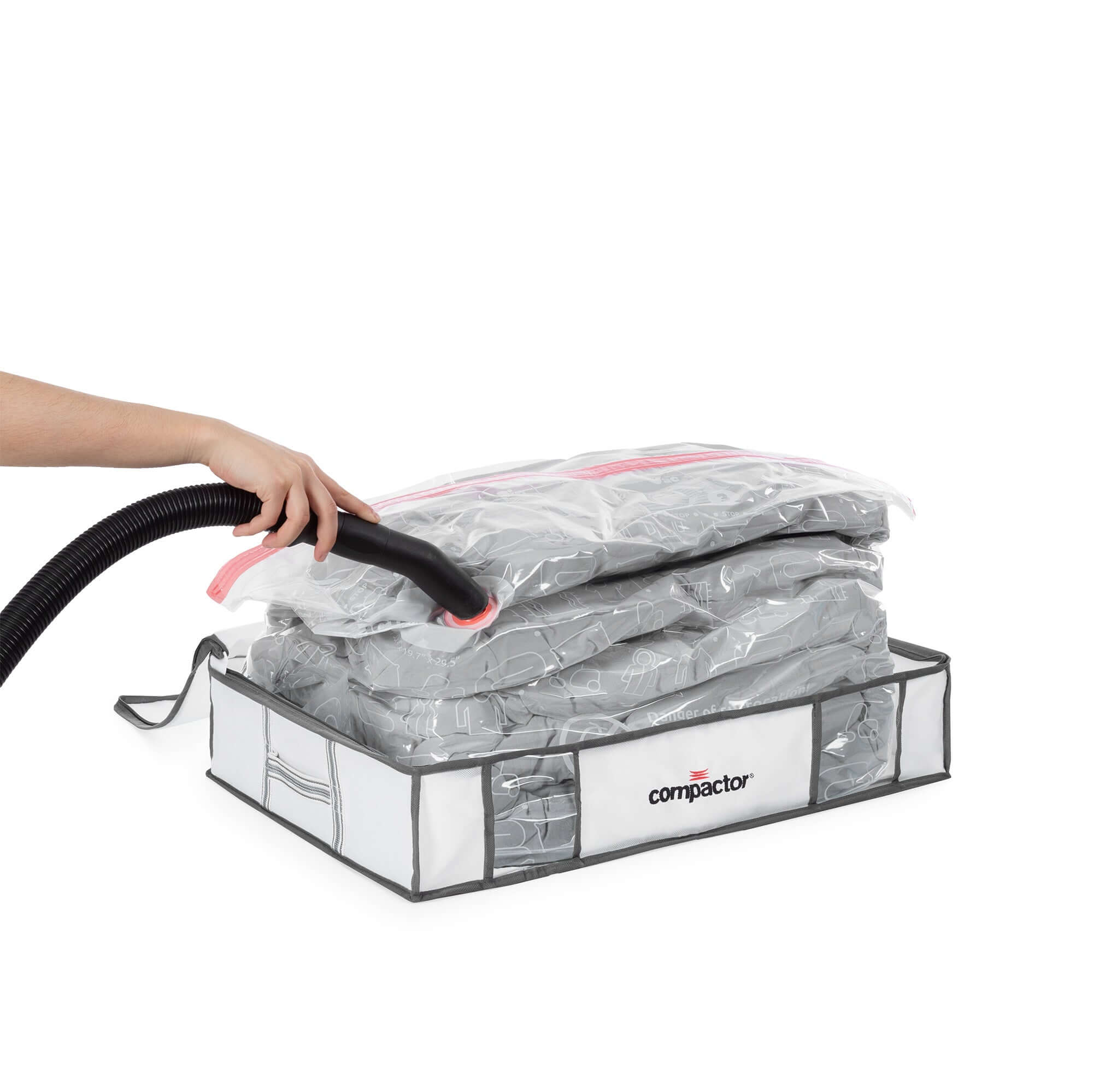 Juego de 3 cajas de almacenaje al vacío L