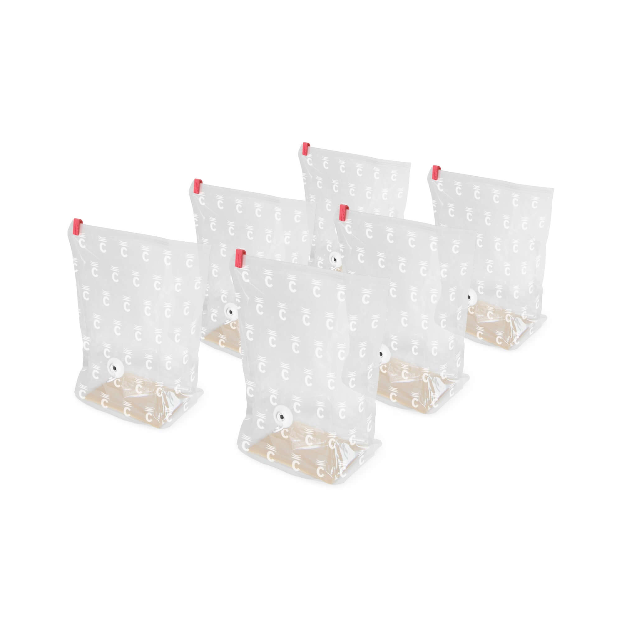 Lot De 2 Sacs De Compression Sous Vide Compactor - Taille L 55x70 Cm - Pour Voyage