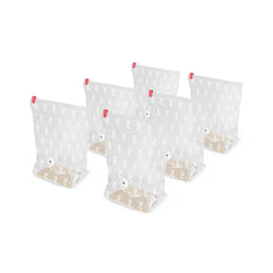 Compactor Lot de 6 sacs de rangement sous vide M Compact Express transparents