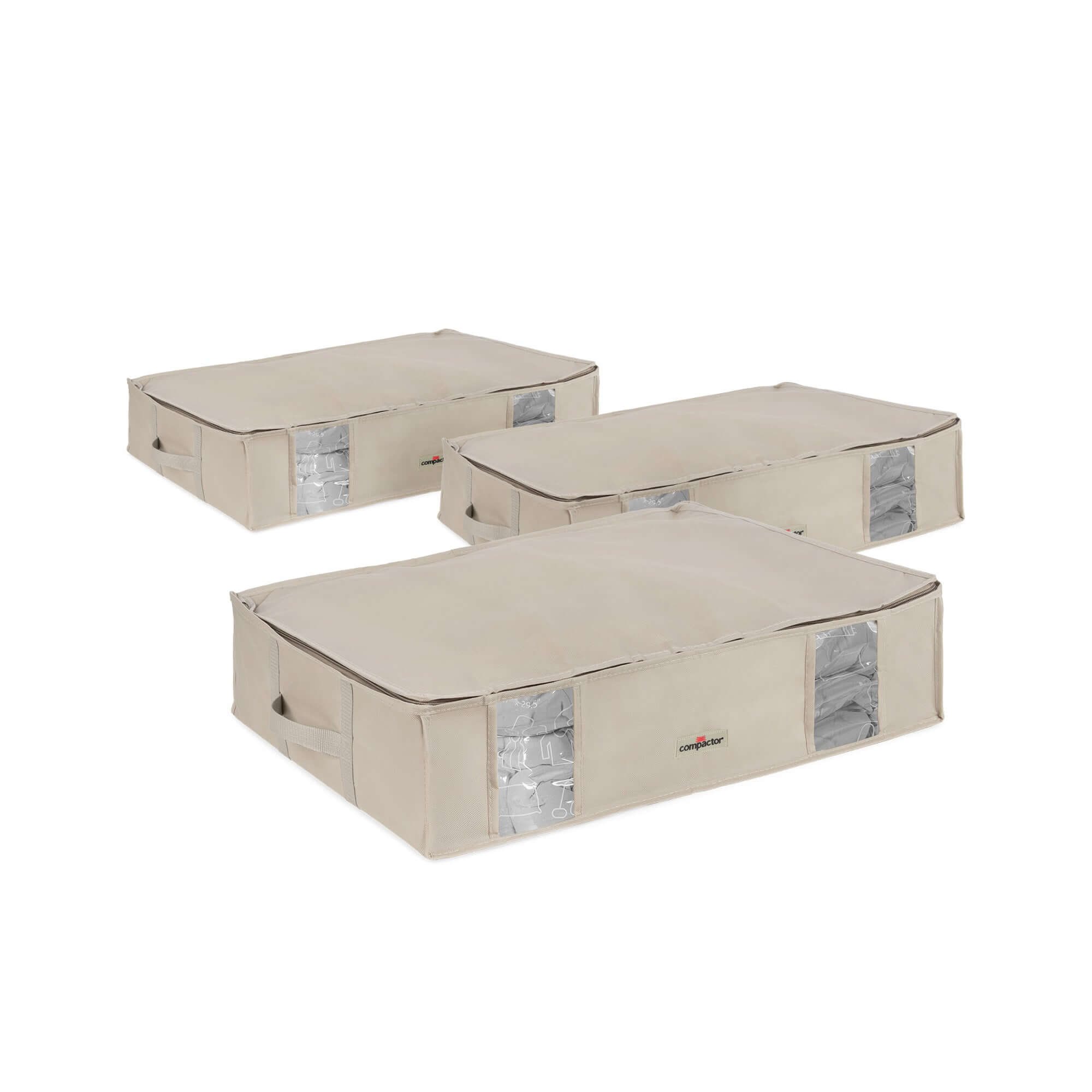 Juego de 3 cajas de almacenaje al vacío L