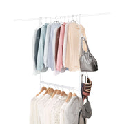 Kit optimizador vestidor colgante de metal blanco Xtend