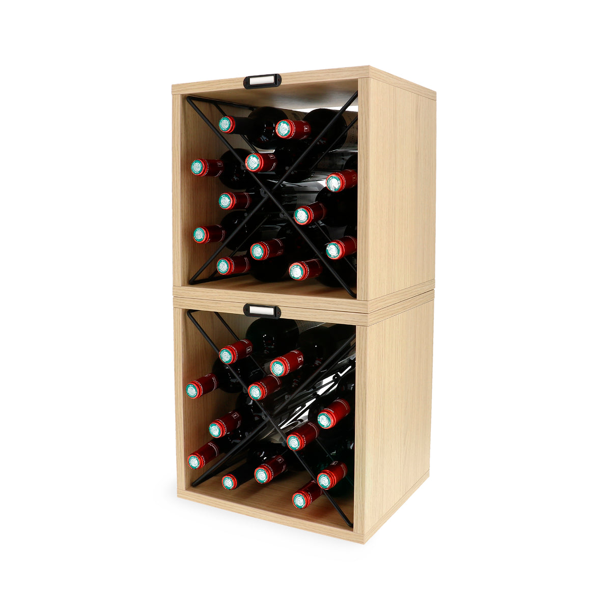 Range bouteilles bois et métal