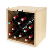 Range bouteilles bois et métal