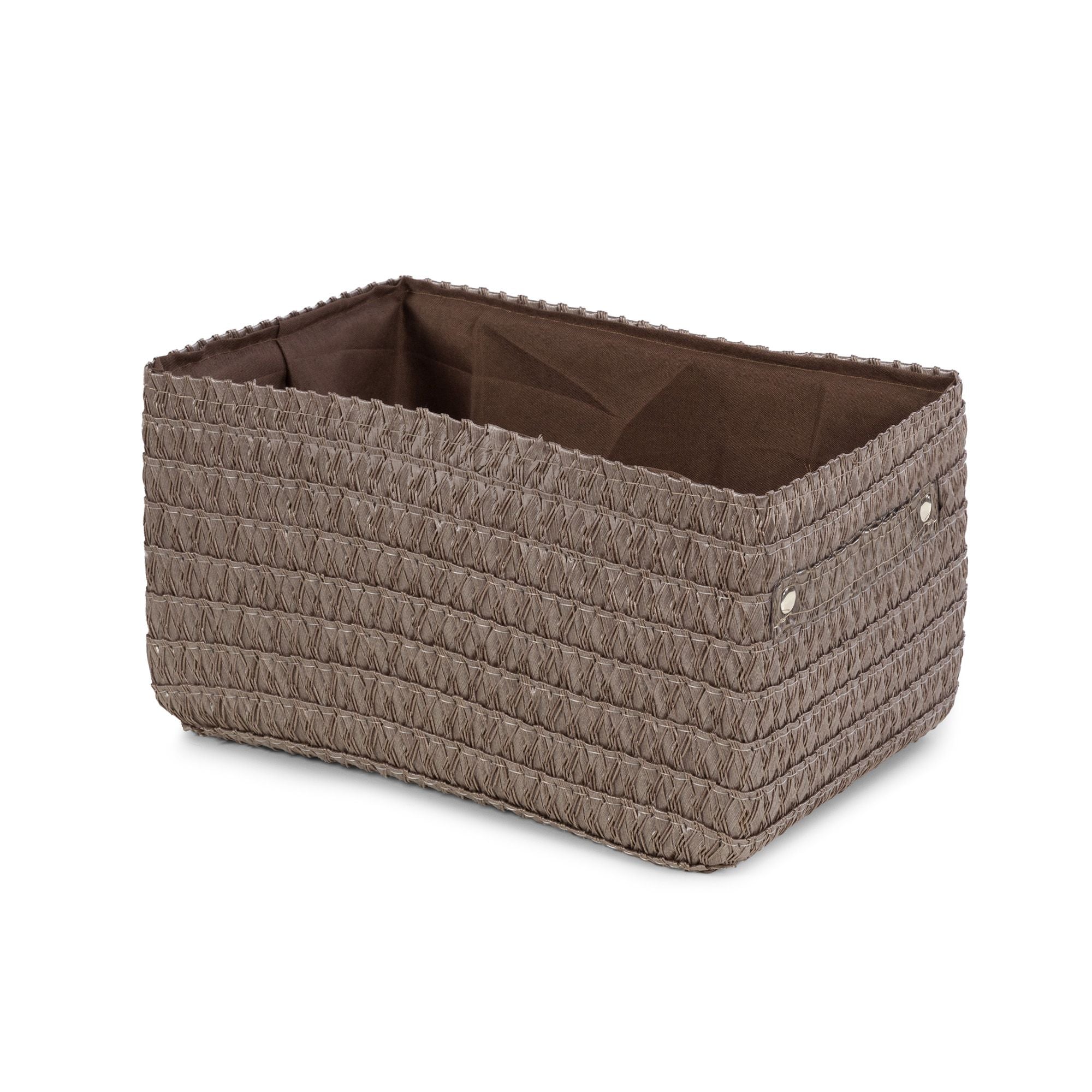 Panier de rangement Lilou marron