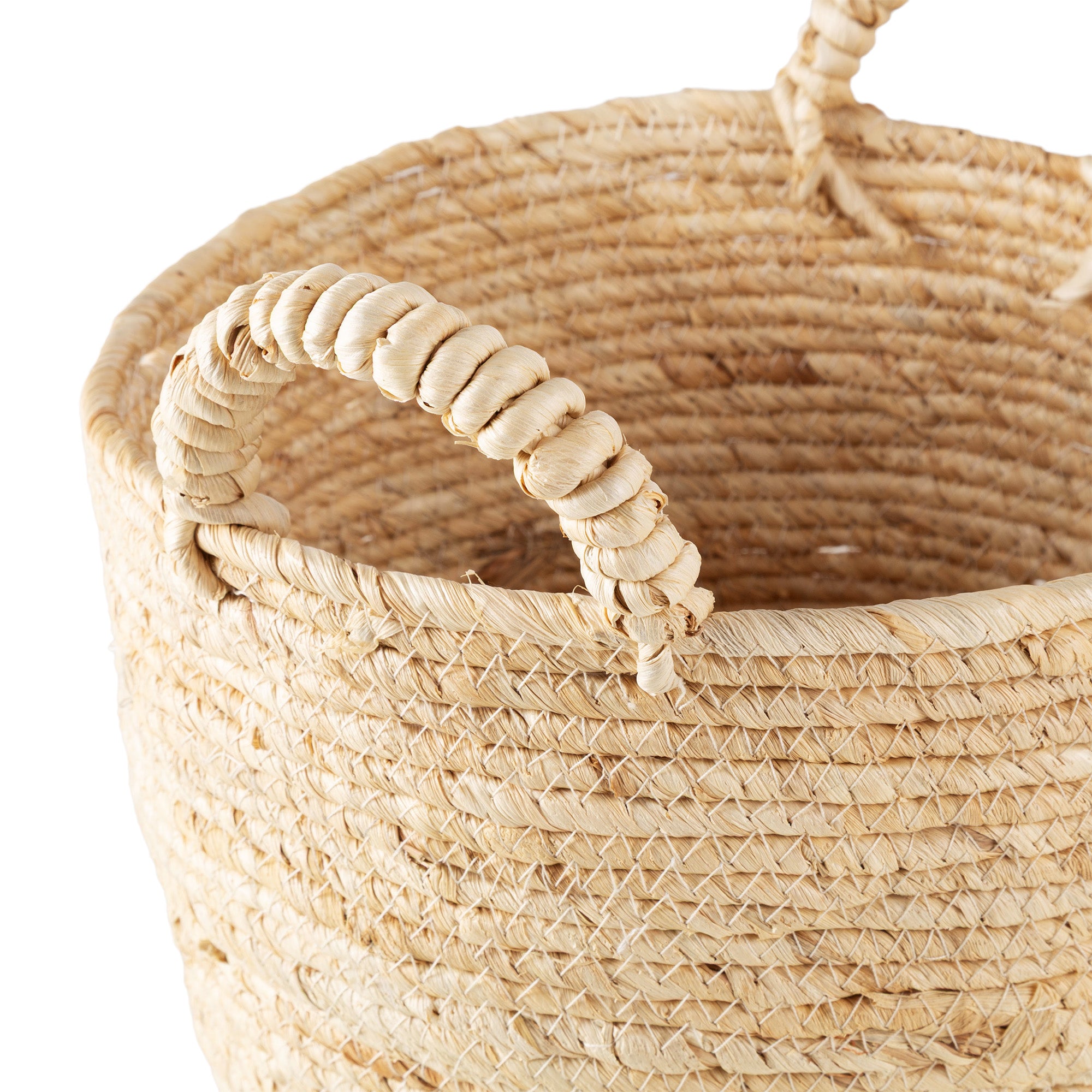 Lhasa storage basket with handles