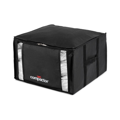 Compactor Pack 3 cajas almacenamiento al vacío Negro M