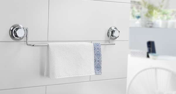 Toallero con ventosa cromado Bestlock
