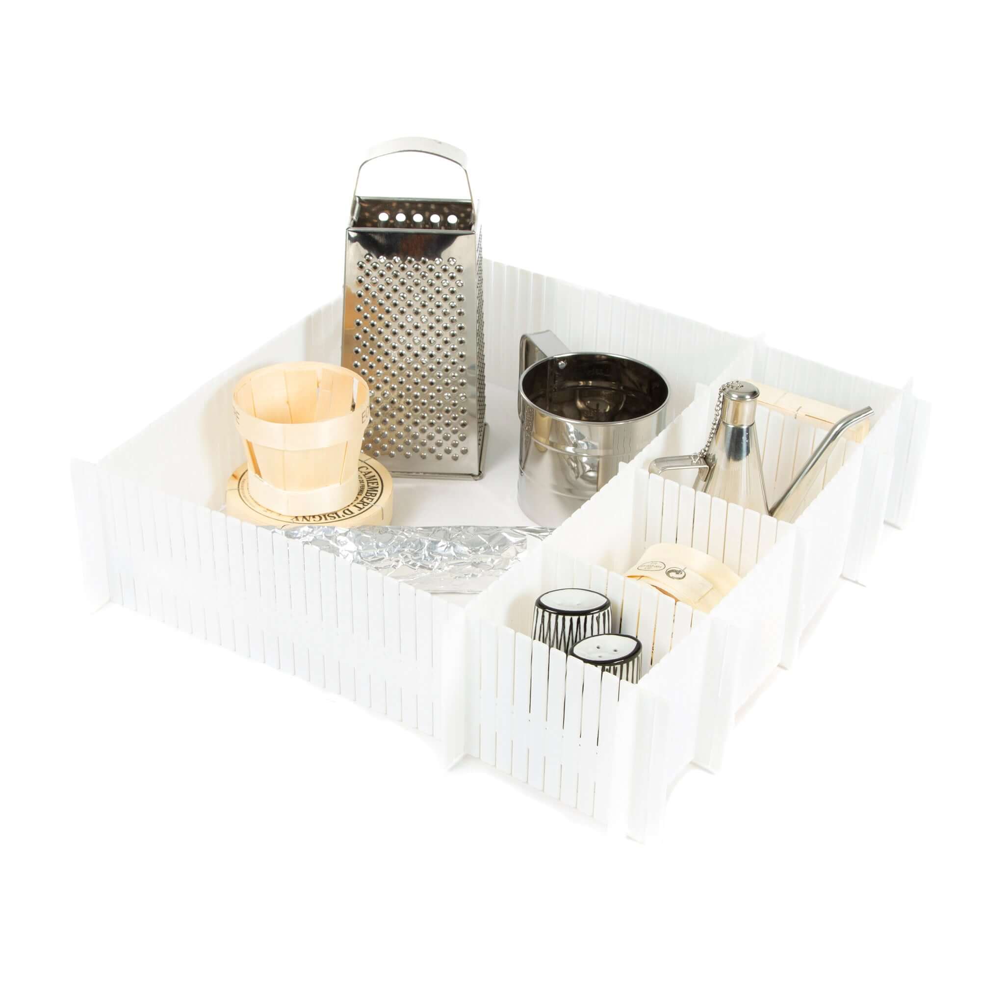 Séparateur de tiroir modulable Free Blanc
